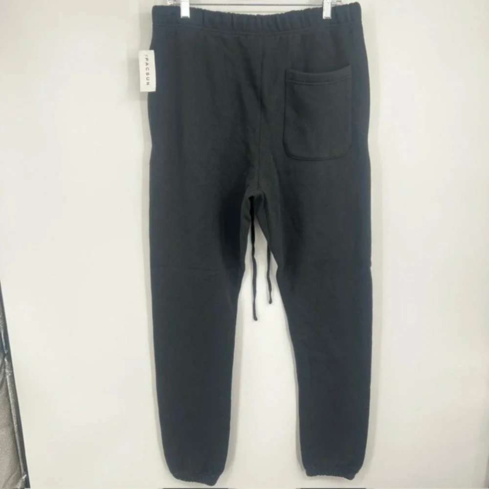 New Fear of God Essentials Men's Black Fleece Sweatpants Joggers Size Medium